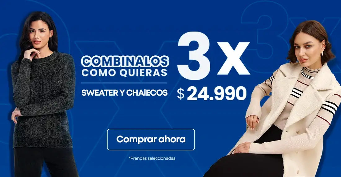 COMBINALOSCOMO QUIERAS
SWEATER YCHAIECOS