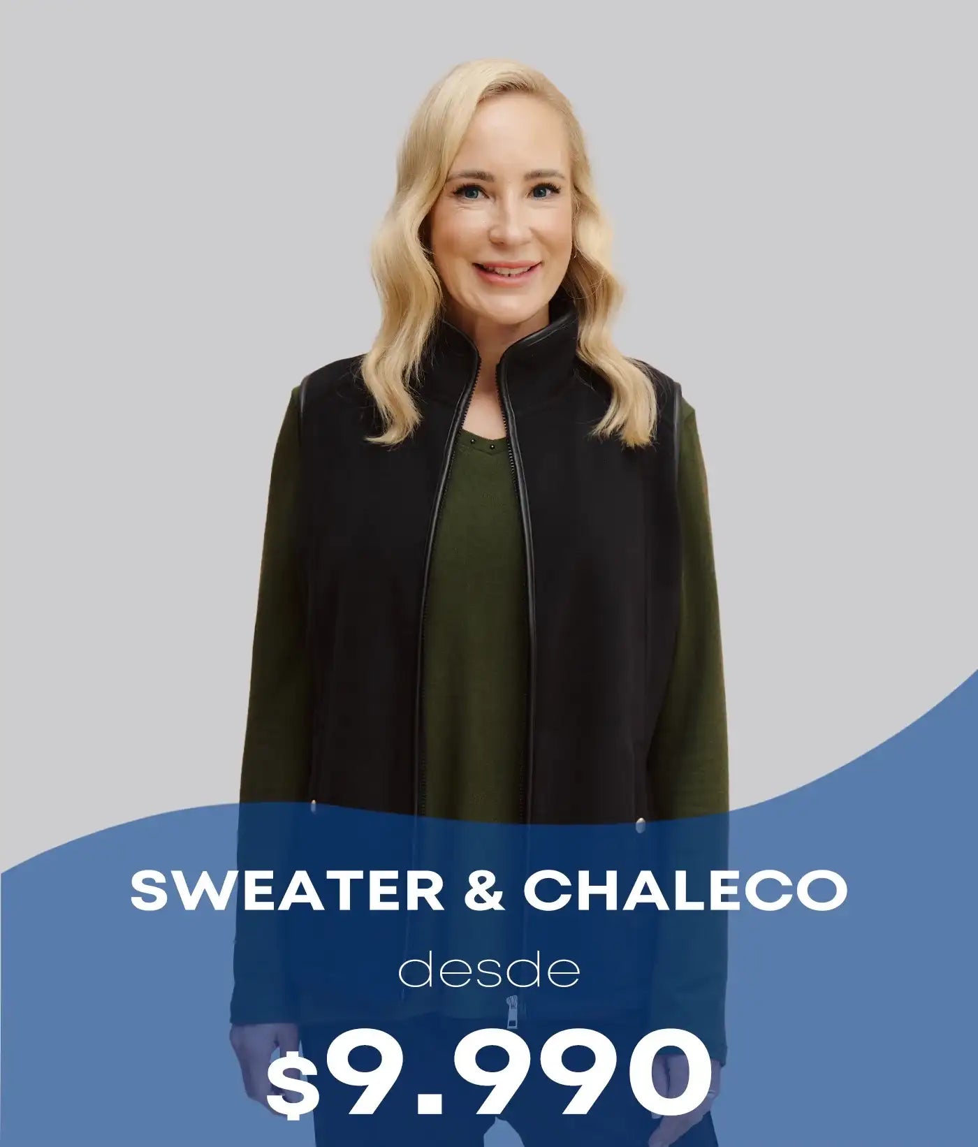 SWEATER & CHALECO