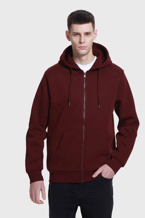 Polerón Hombre Basic Burdeo