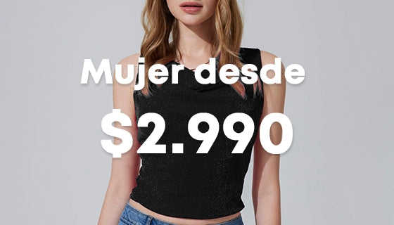 Mujer desde CLP 2.990
