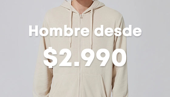Hombre desde CLP 2.990
