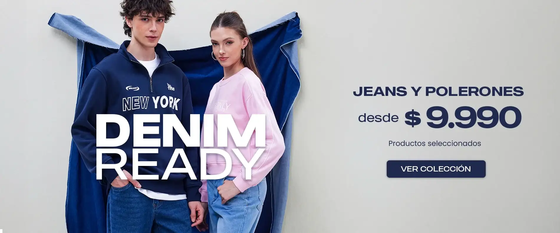 JEANS Y POLERONES $9.990 desde