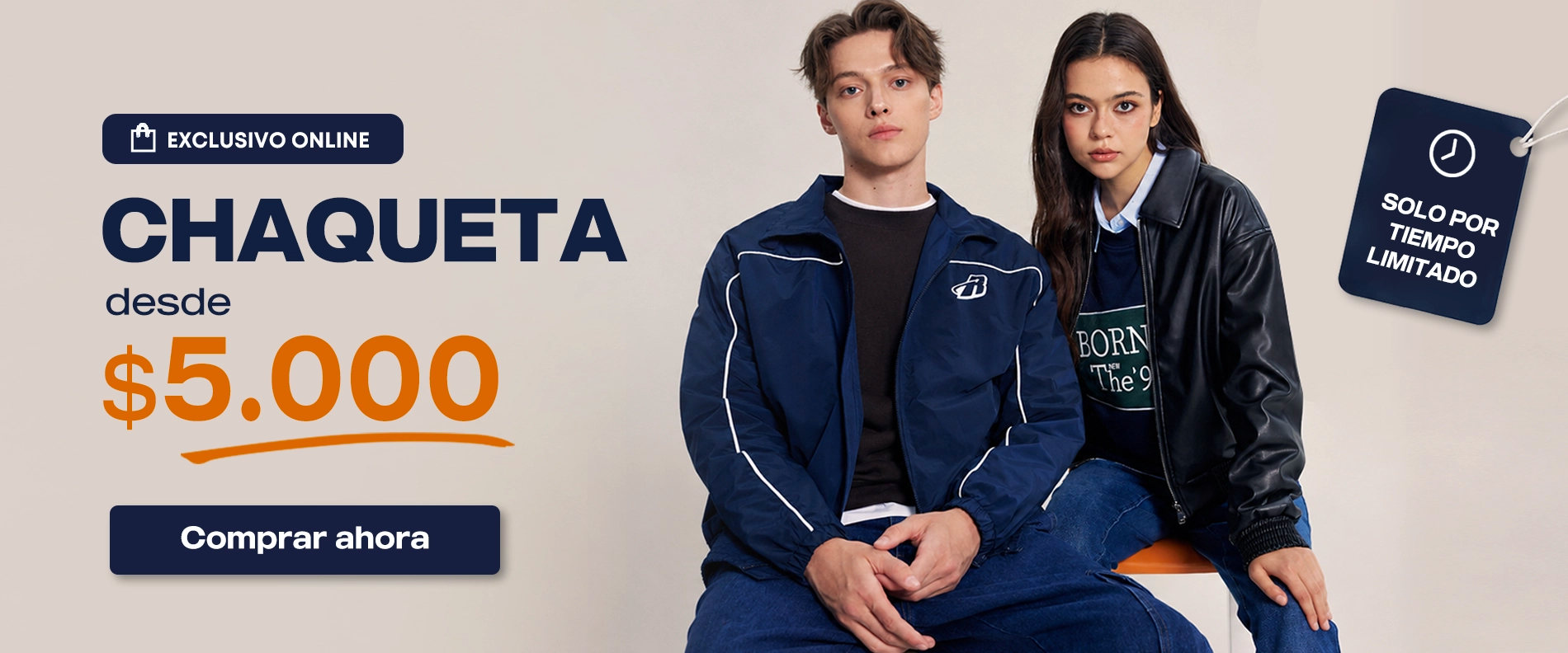 CHAQUETA $5.000
desde
