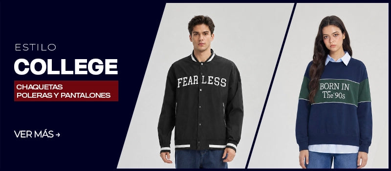 ESTILOCOLLEGE
CHAQUETAS
POLERAS Y PANTALONES