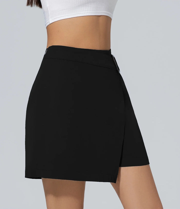 Mini falda mujer negro de tiro alto tenis Bottom, Casual, Enjoy life slowly, Falda, Key