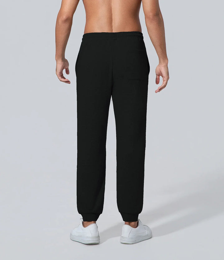 Pantalón Buzo para hombre de los hombres negro atlético Bolsillo, Bottom, Casual, Hombre, Pantalon