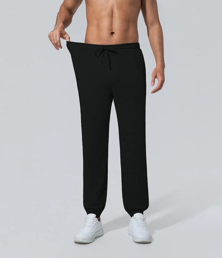 Pantalón Buzo para hombre de los hombres negro pantalones deportivos Bolsillo, Bottom, Casual, Hombre, Pantalon