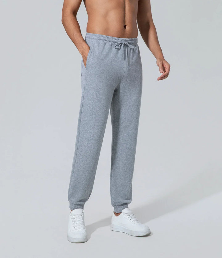Pantalón Buzo para hombre luz gris de los hombres Bolsillo, Bottom, Casual, Hombre, Pantalon