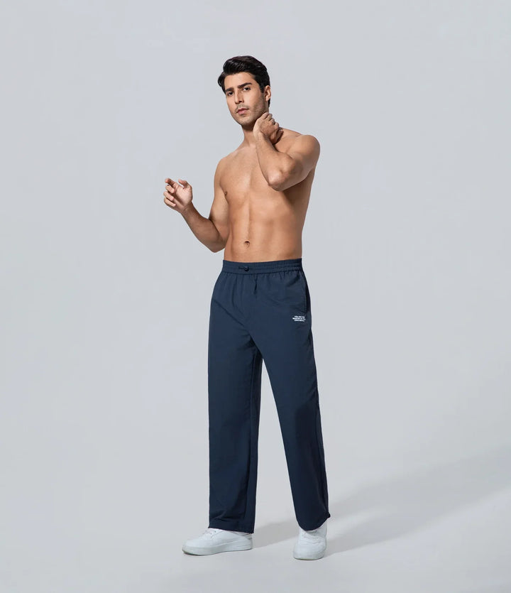 Pantalón Largo Hombre de los hombres ajuste relajado marina guerra Bolsillo, Bottom, Básico, Casual,