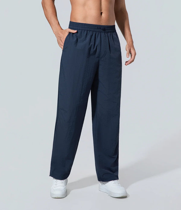 Pantalón Largo Hombre de los hombres holgado marina guerra Bolsillo, Bottom, Básico, Casual,