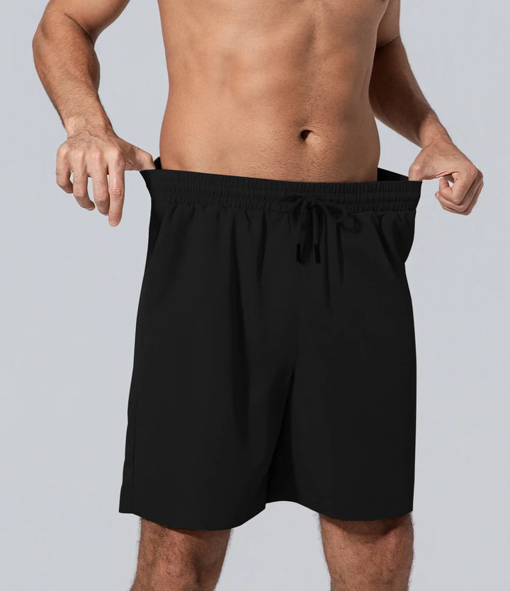 Short de hombre short baño los hombres negro atlético