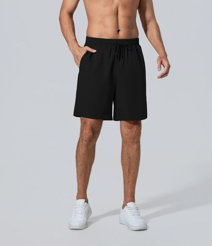 Short de hombre short baño los hombres negro atlético